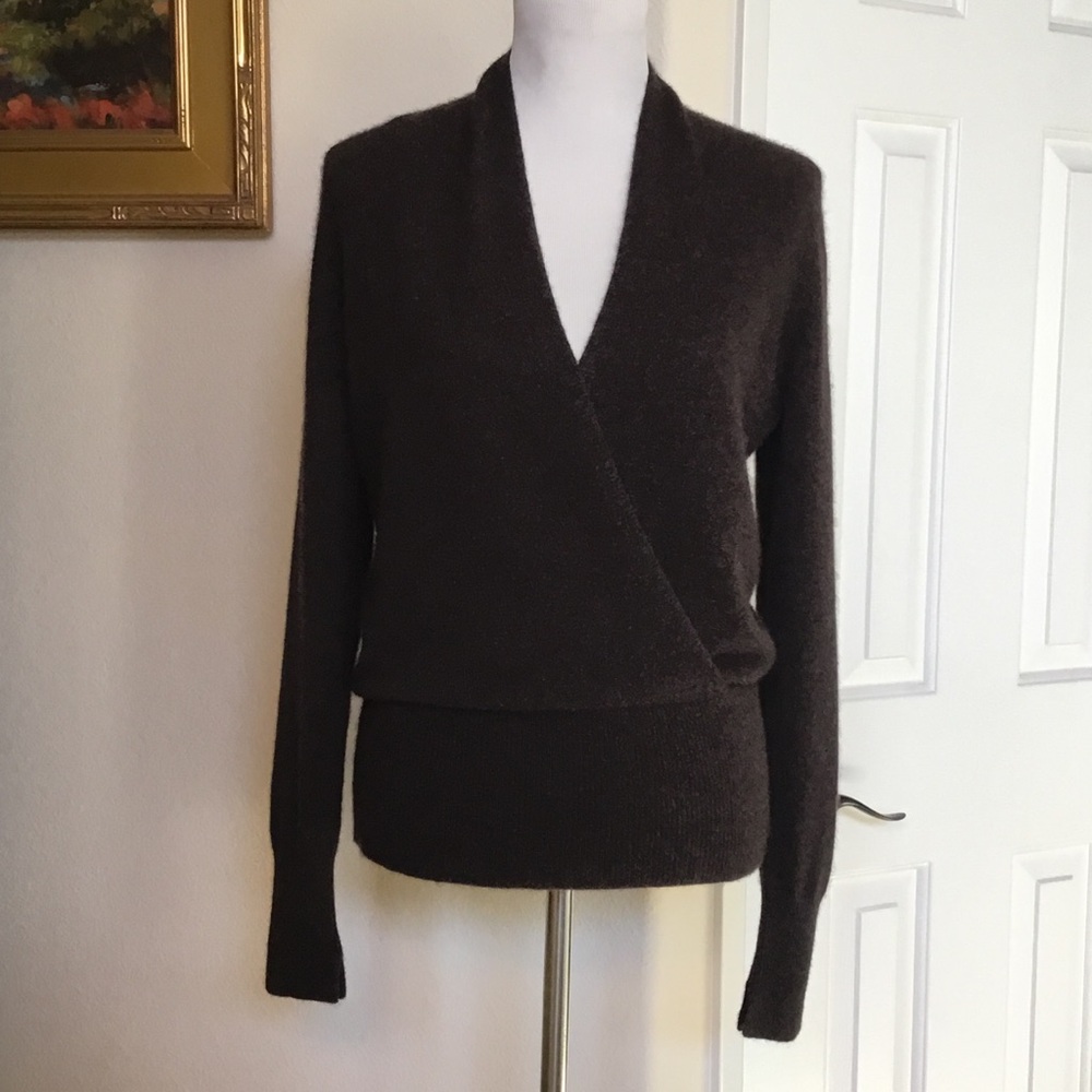 Brochu Walker Phinneas Wrap Cashmere Sweater - Picture 11 of 16